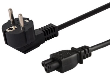 Savio Cable IEC C5 / Schuko Black 1.2m