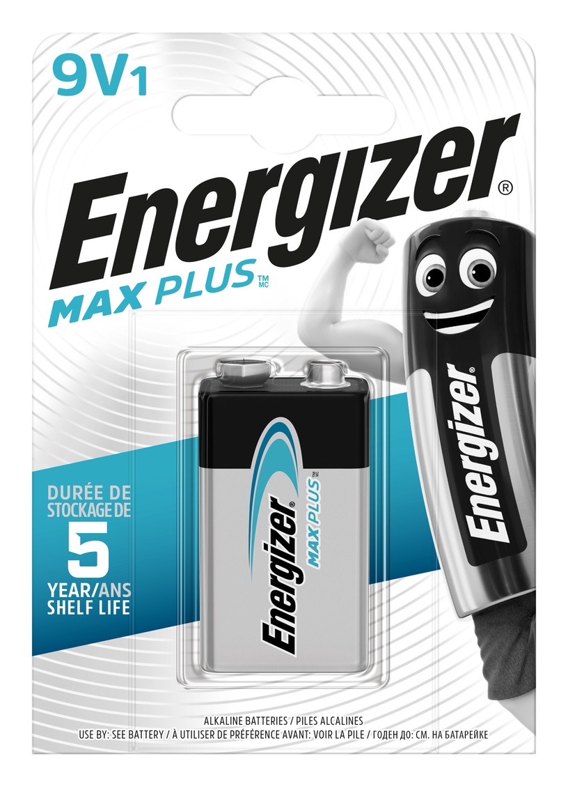 Батарейка Energizer Max Plus 9V