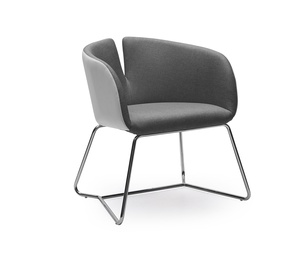 Fotelis Halmar Pivot Grey/White, 63x62x74 cm