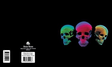 Jānis Roze Notebook JR9 96 Pages Skulls
