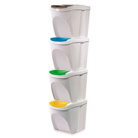 Atkritumu tvertne Prosperplast Sortibox, 20 l, balta