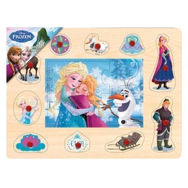 Brimarex Disney Frozen Wooden Puzzle 16pcs 1021a