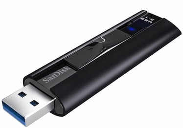 USB zibatmiņa SanDisk Extreme Pro Solid State, melna, 256 GB
