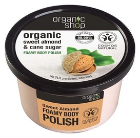 Kehakoorija Organic Shop Sweet Almond Foamy Body Polish, 250 ml