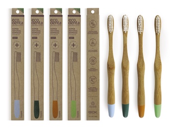 Зубная щетка Ecodenta Bamboo