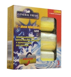 WC-seep General Fresh Lemon, 0.04 kg, 3 tk