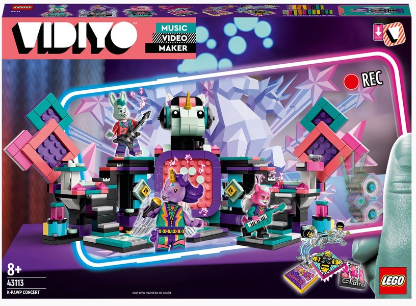 Konstruktor LEGO VIDIYO K-Pawp Concert 43113, 514 tk