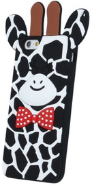 Forcell Soft 3D Back Case For LG K10 Black Giraffe