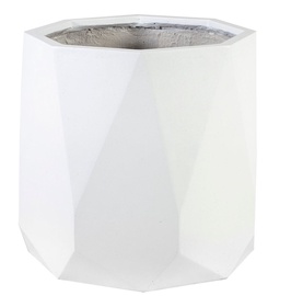 Home4you Sandstone Flowerpot 71813 D42.5xH37cm White