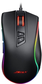 Mänguhiir Inter-Tech Nitrox GT-300+ Black, juhtmega, optiline