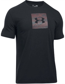 Under Armour T-Shirt Camo Boxed Logo 1297954-002 Black XS