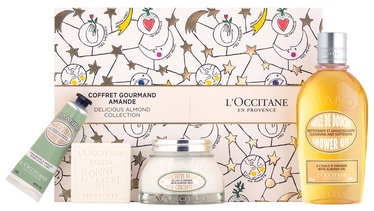 L´Occitane Almond Shower Oil 250ml + 100ml Milk Concentrate + 30ml Delicious Hands + 100g Bonne Mere Milk Soap