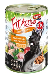 Mitrā barība (konservi) suņiem Fit Active, 0.41 kg