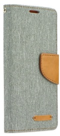 Forcell Canvas Book Case For Samsung Galaxy J5 J530F Grey