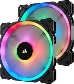 Corsair LL140 RGB Dual Light Loop RGB LED PWM Fan 2 Pack + Lighting Node Pro