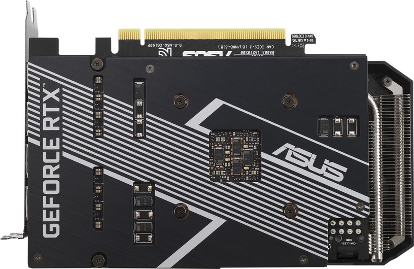 Videokarte Asus GeForce RTX 3060 Ti DUAL-RTX3060TI-O8G-MINI-V2 LHR version, 8 GB, GDDR6