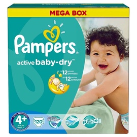 Pampers Active Baby-Dry S4 Plus 120