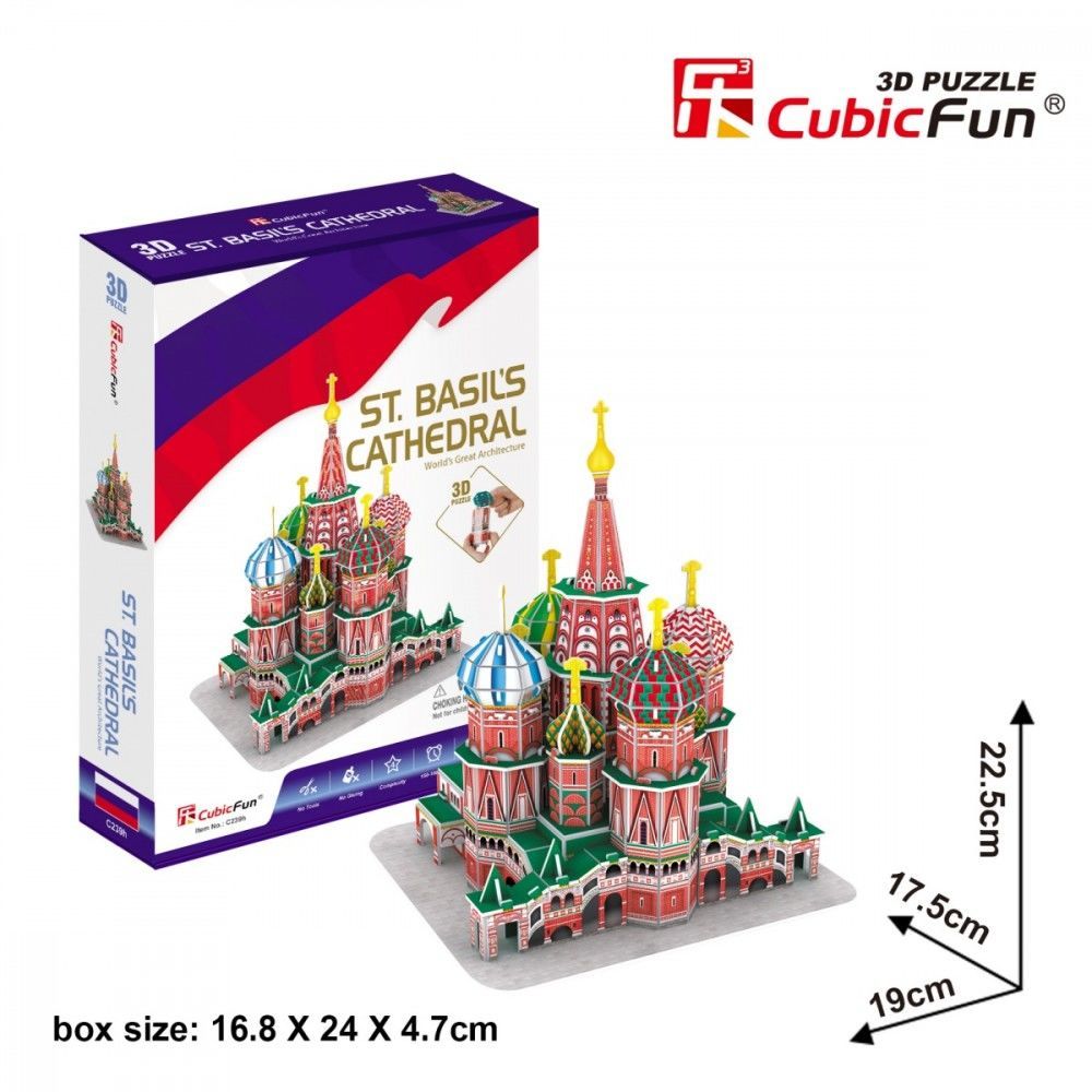 Cubicfun Cathedral St.Basil 3D, 92 