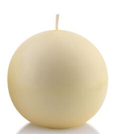 Свеча Mondex Classic Candle Ball Cream 8cm