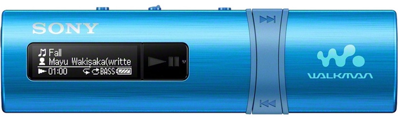 Музыкальный проигрыватель Sony NWZ-B183F/L, синий, 4 ГБ