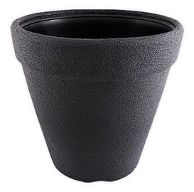 Prosperplast Plastic Flower Pot Classic D40H34 Ø40cm Black