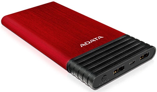 Nešiojamas įkroviklis (Power bank) A-Data X7000, 7000 mAh, raudona