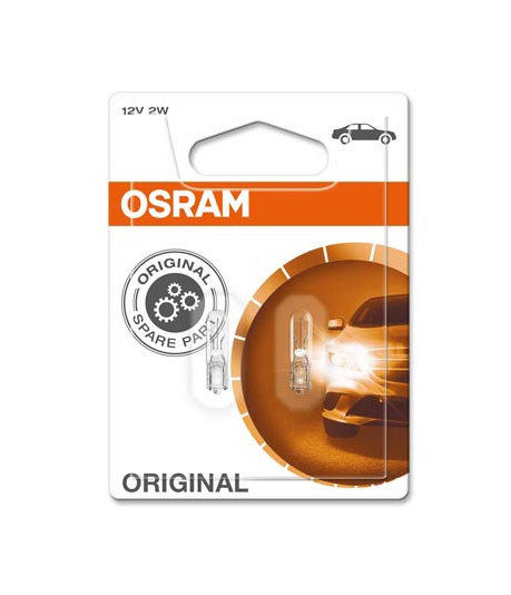 Автомобильная лампочка Osram 2722-02B, Накаливания, прозрачный, 12 В