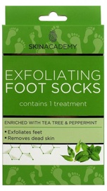 Skin Academy Exfoliating Foot Socks Tea Tree & Peppermint 1pcs