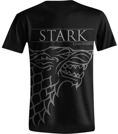 Licenced Game Of Thrones Stark House Sigil T-Shirt Black M