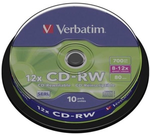 Verbatim CD-RW 12x 700MB 10pcs