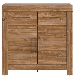 Komoda Black Red White Gent KOM2D2S Stirling Oak