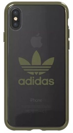 Adidas OR Clear Back Case For Apple iPhone X/XS Green