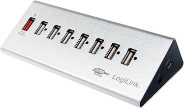 LogiLink USB 2.0 7-Port + 1 x Fast Charging Port