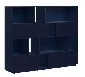 Black Red White Moko Bookstand Dark Blue