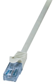 LogiLink Patch Cable Cat.6A 10GE Home U/UTP EconLine 1.5m Grey