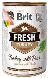 Brit Fresh Turkey & Peas 400g