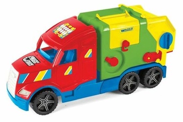 Rotaļlietu smagā tehnika Wader Magic Truck Garbage Truck, daudzkrāsaina