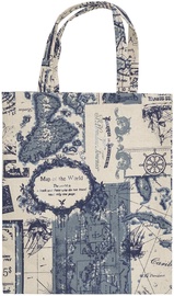 Home4you Home 34x40cm Cloth Bag With Handles Map Of The World