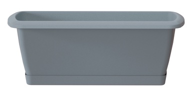 Puķu pods Prosperplast ISE600P, pelēka, 600 mm x 184 mm x 600 mm