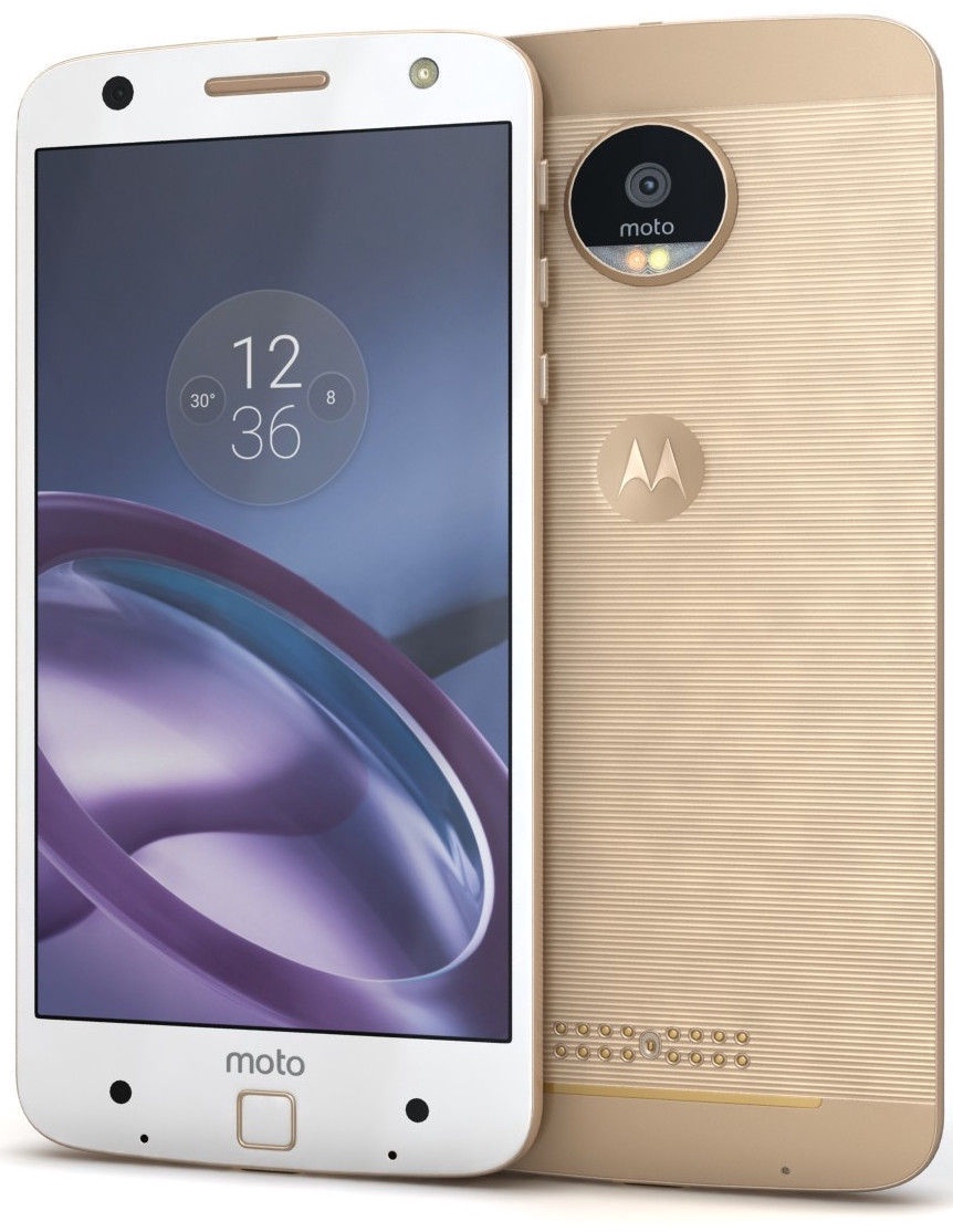 Мобильный телефон Motorola Moto Z, 32 GB, золотой/белый - 1a.lt