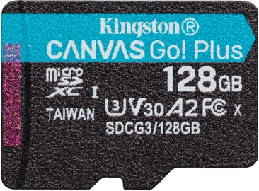 Mälukaart Kingston SDCG3 SDCG3/64GBSP, 128 GB, 170 Mb/s - 90 Mb/s