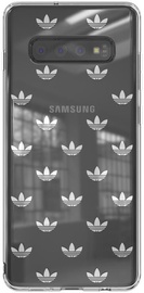 Adidas Snap Entry SS19 Back Case For Samsung Galaxy S10 Plus Silver