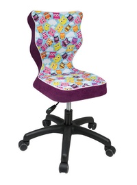 Bērnu krēsls Entelo ST32 Purple Animals/Black