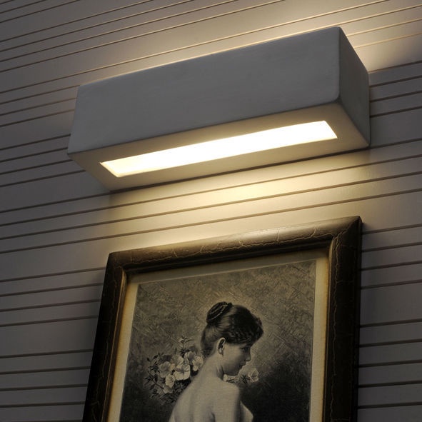 Lampa sienas Sollux SL.0006 Vega White, 60 W, E27