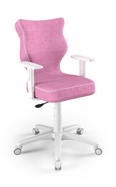 Bērnu krēsls Duo Size 6 VS08, balta/rozā, 400 mm x 1045 mm