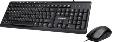Gigabyte KM6300 Wired Combo w/ Multimedia Controls Black ENG
