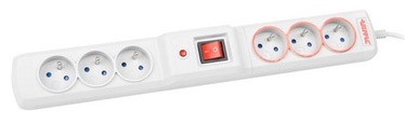 ARMAC Surge Protector 6 Outlet White 1.5 m
