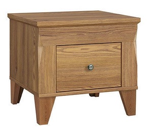 Naktinis staliukas Black Red White Bergen Larch