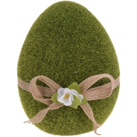 Decorative Egg With Ribbon Tie 13x18cm