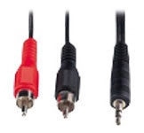 Laidas Hama 2RCA M-M 3,5 mm, 2 m